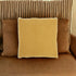 Mustard Yellow Chunky Braid Throw Pillow